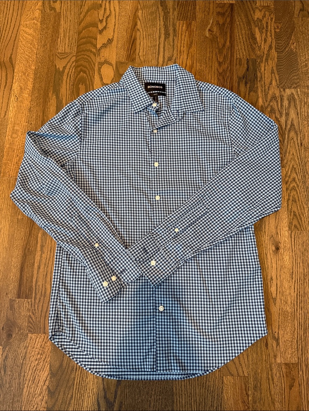 Bonobos Everyday Shirt | Blue Gingham | Size M